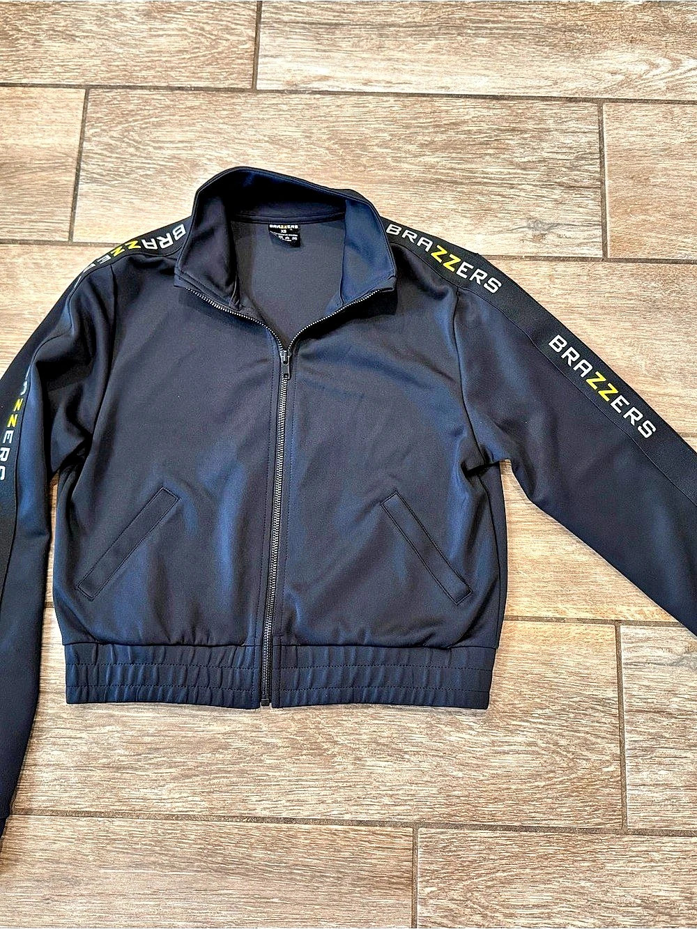 Brazzers Black Bomber Jacket XS